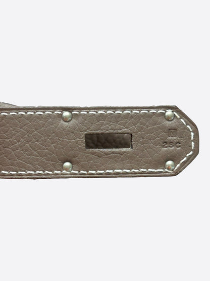 Hermes Etoupe Togo & Palladium Hardware HAC Birkin 50