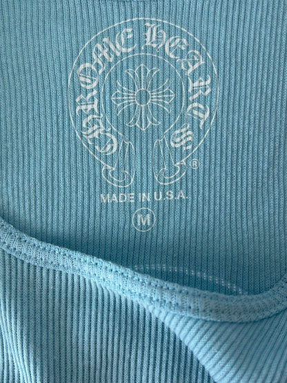 Chrome Hearts Blue & White Horseshoe Tank Top