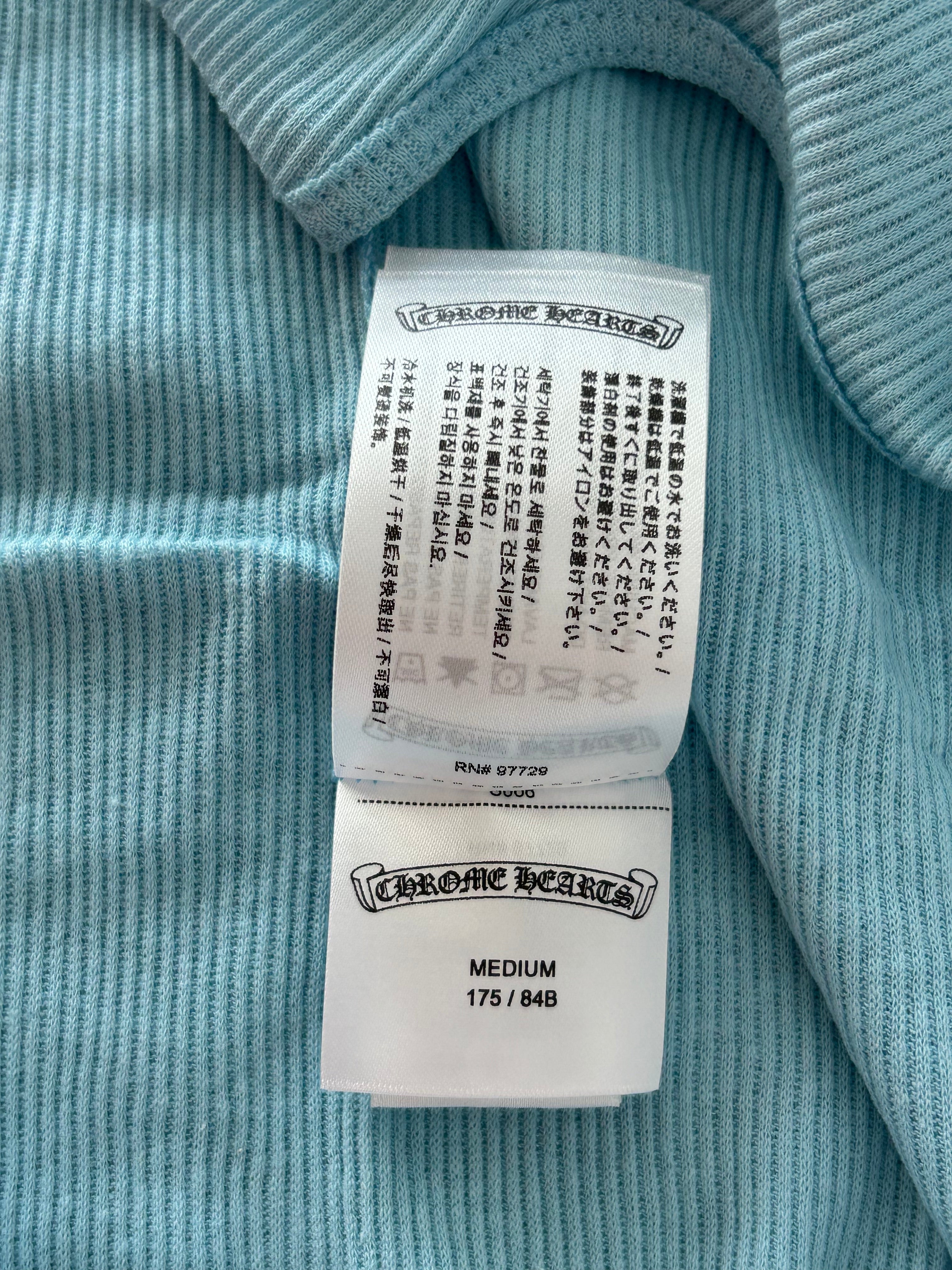 Chrome Hearts Blue & White Horseshoe Tank Top – Savonches