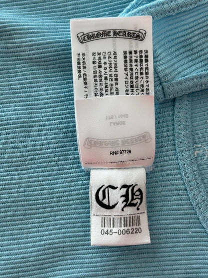 Chrome Hearts Blue & White Horseshoe Tank Top