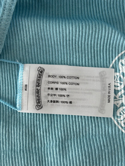 Chrome Hearts Blue & White Horseshoe Tank Top