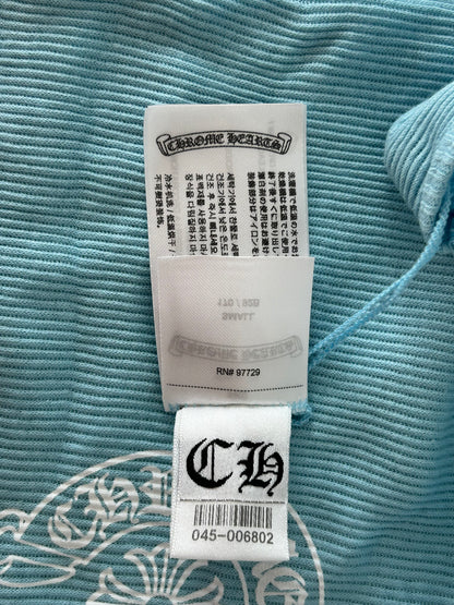 Chrome Hearts Blue & White Horseshoe Tank Top