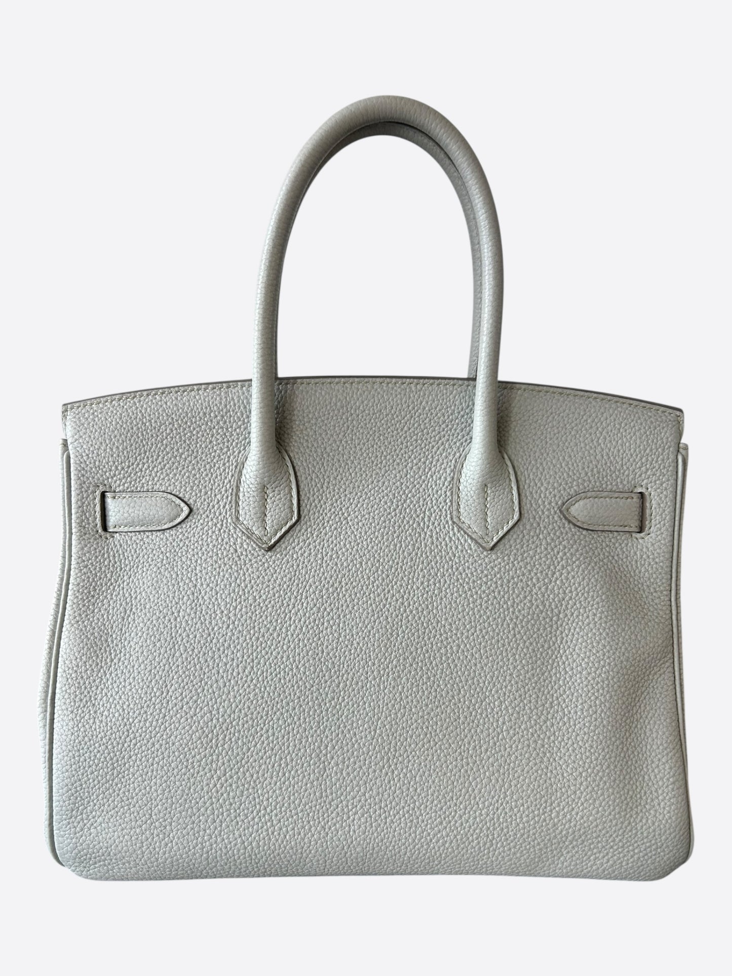 Hermes Gris Pearl Togo & Palladium Hardware Birkin 30