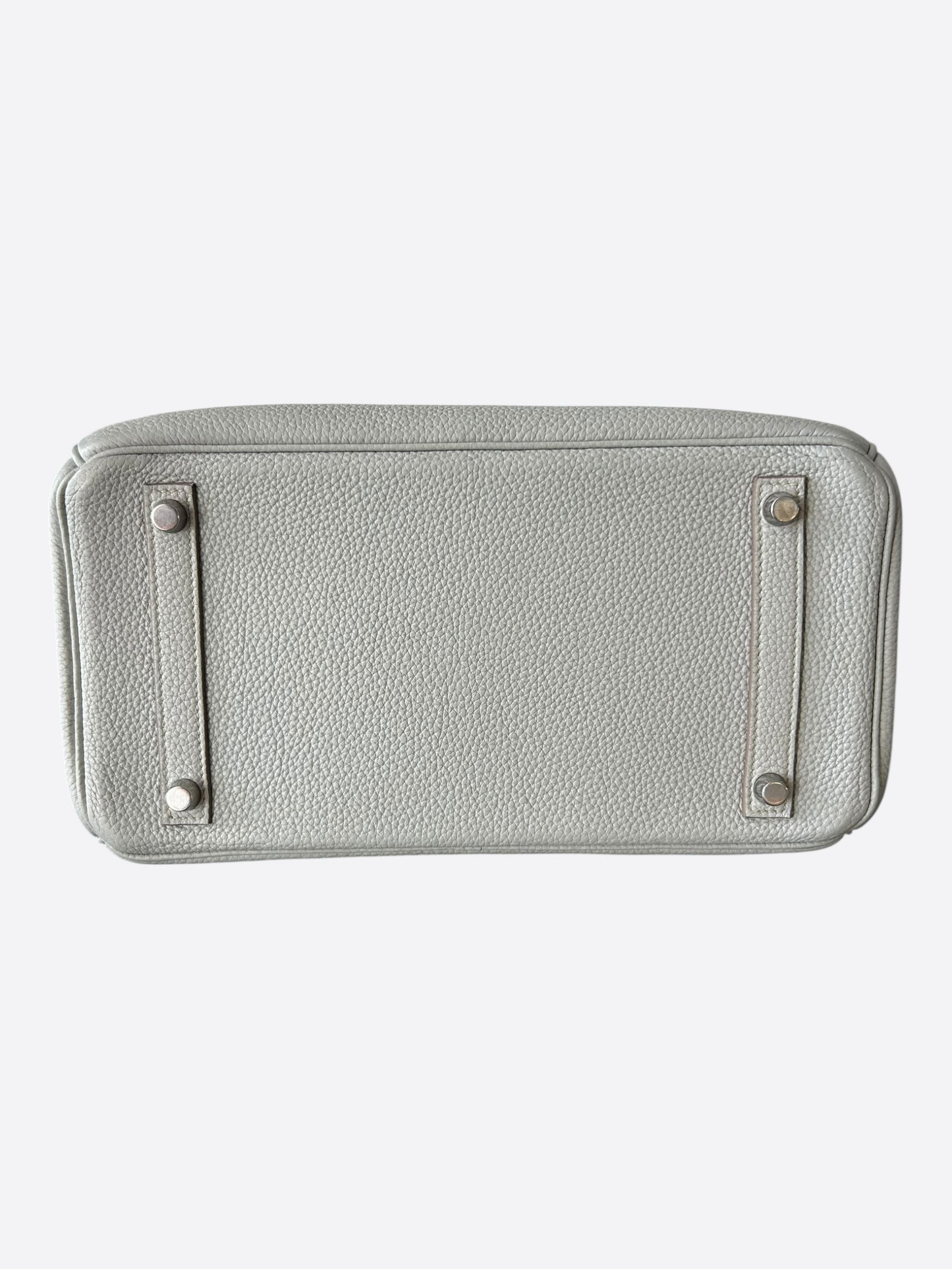 Hermes Gris Pearl Togo & Palladium Hardware Birkin 30