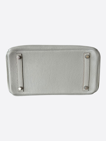 Hermes Gris Pearl Togo & Palladium Hardware Birkin 30