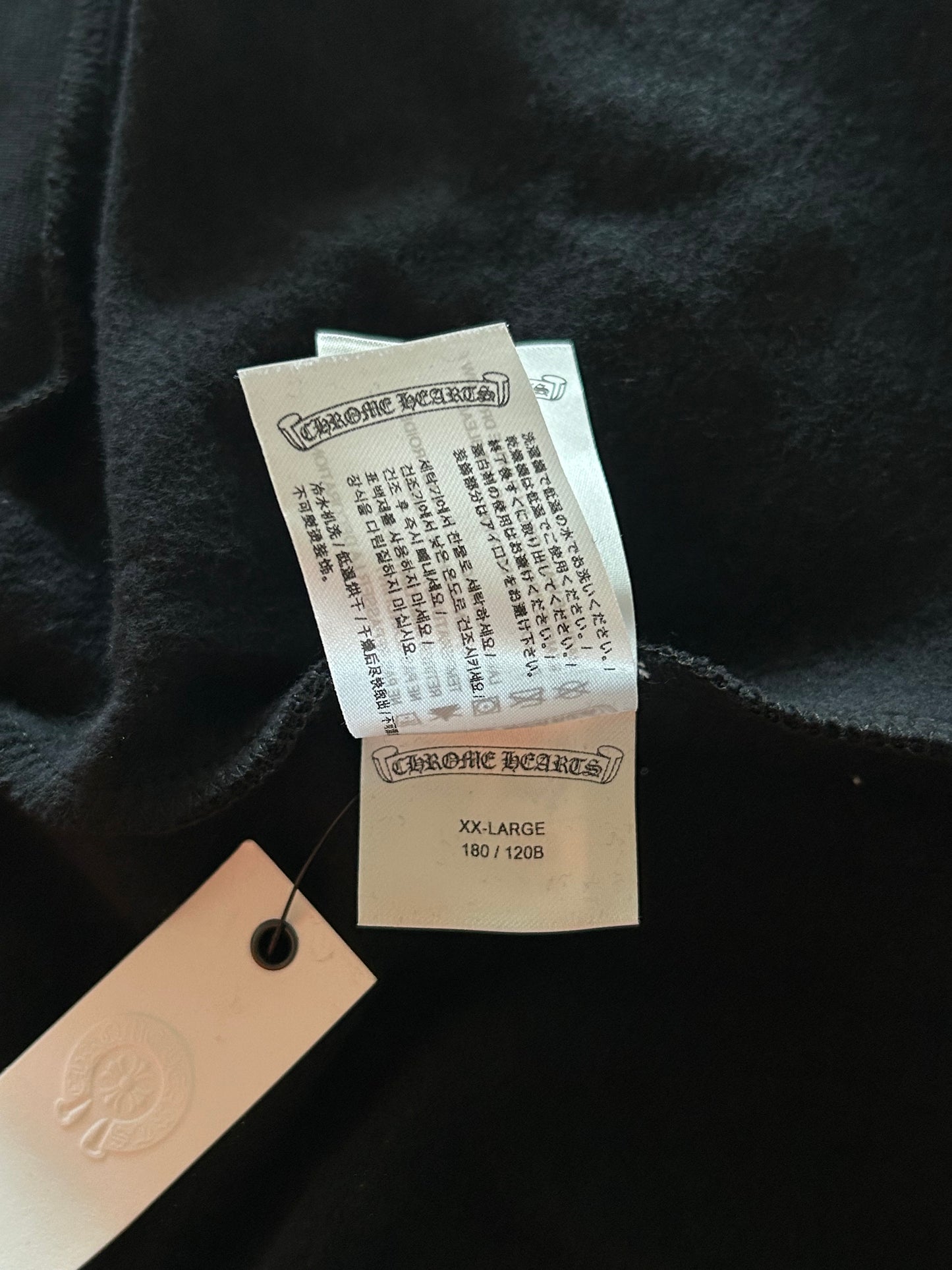 Chrome Hearts Black, White & Pink Deadly Doll Zip Up Hoodie