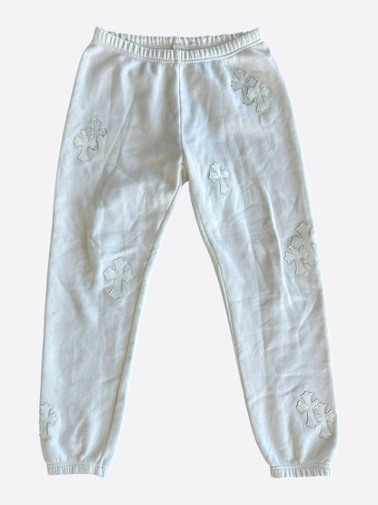 Chrome Hearts White Cross Patch Sweatpants