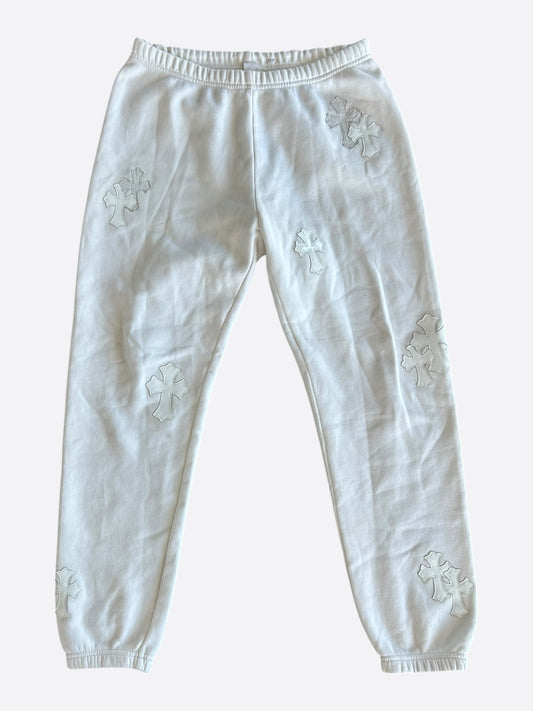 Chrome Hearts White Cross Patch Sweatpants
