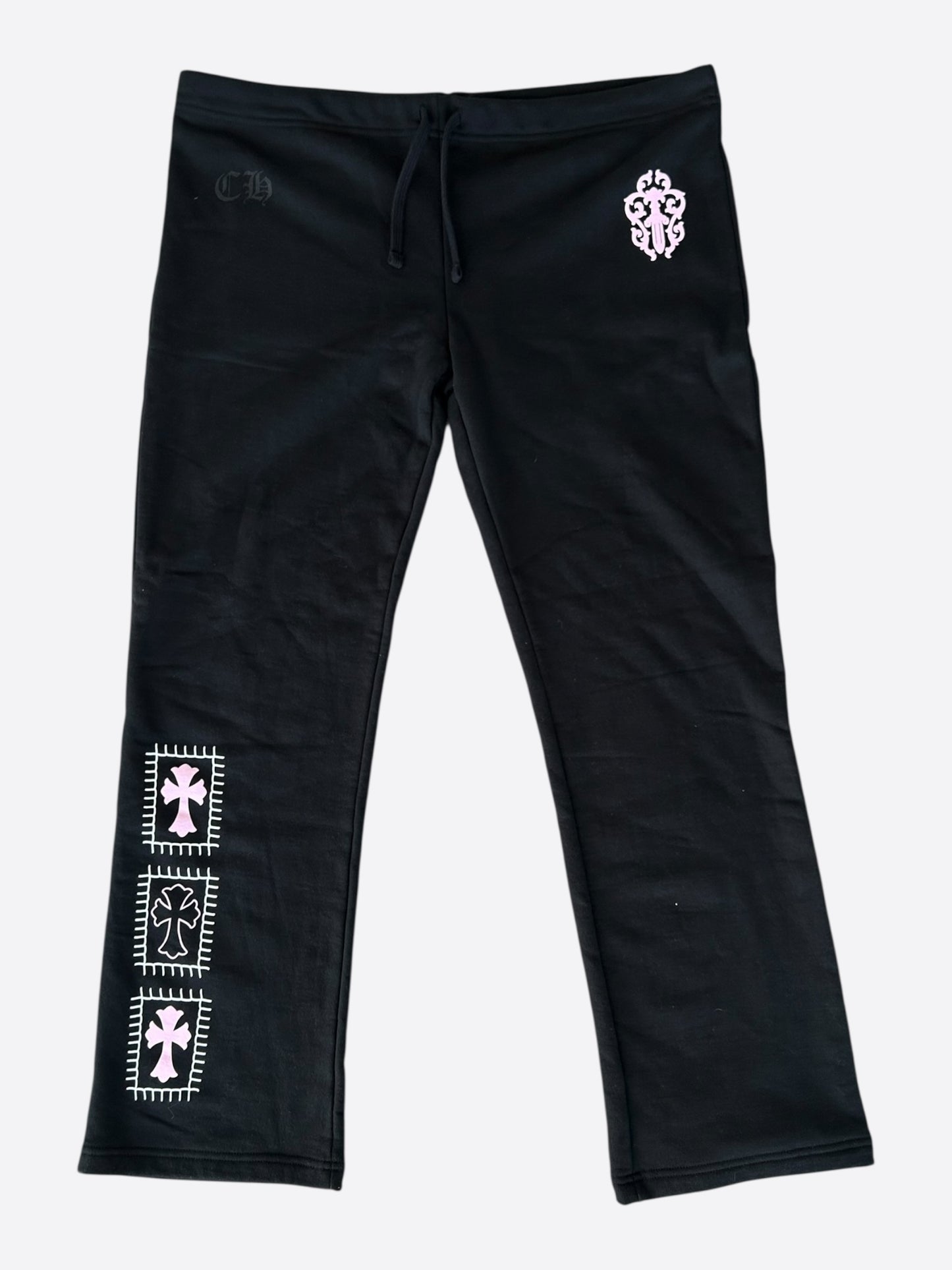 Chrome Hearts Black & Pink Deadly Doll Sweatpants