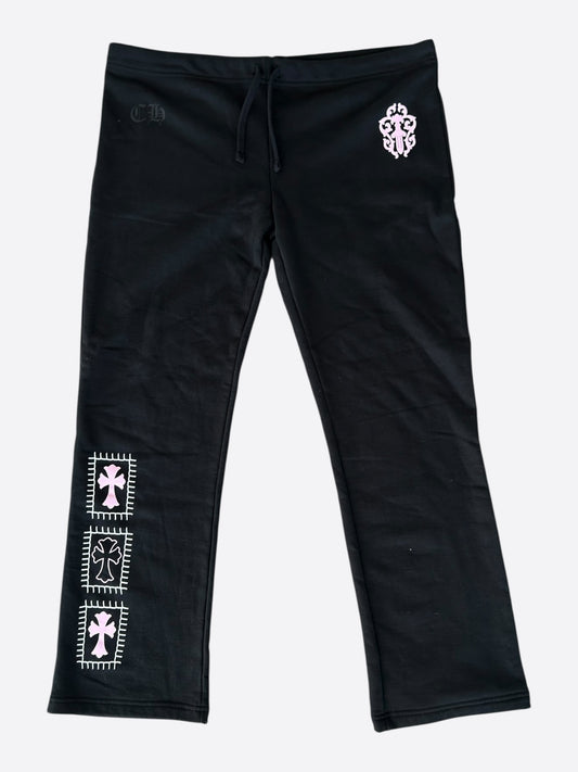 Chrome Hearts Black & Pink Deadly Doll Sweatpants