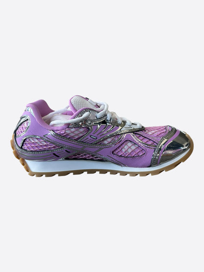 Bottega Veneta Pink & Silver Orbit Women's Sneakers