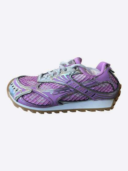 Bottega Veneta Pink & Silver Orbit Women's Sneakers
