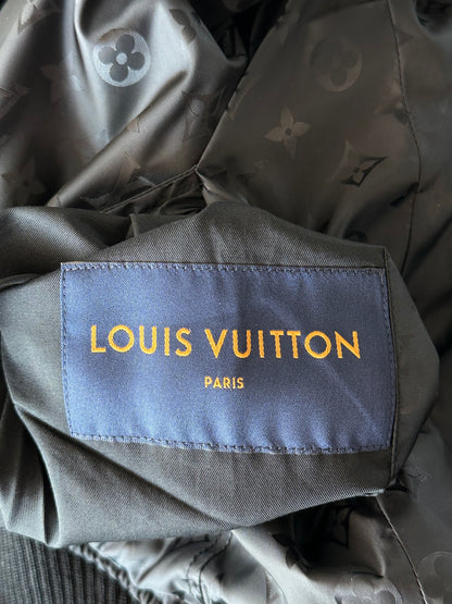 Louis Vuitton Black Monogram Reversible Leather Jacket