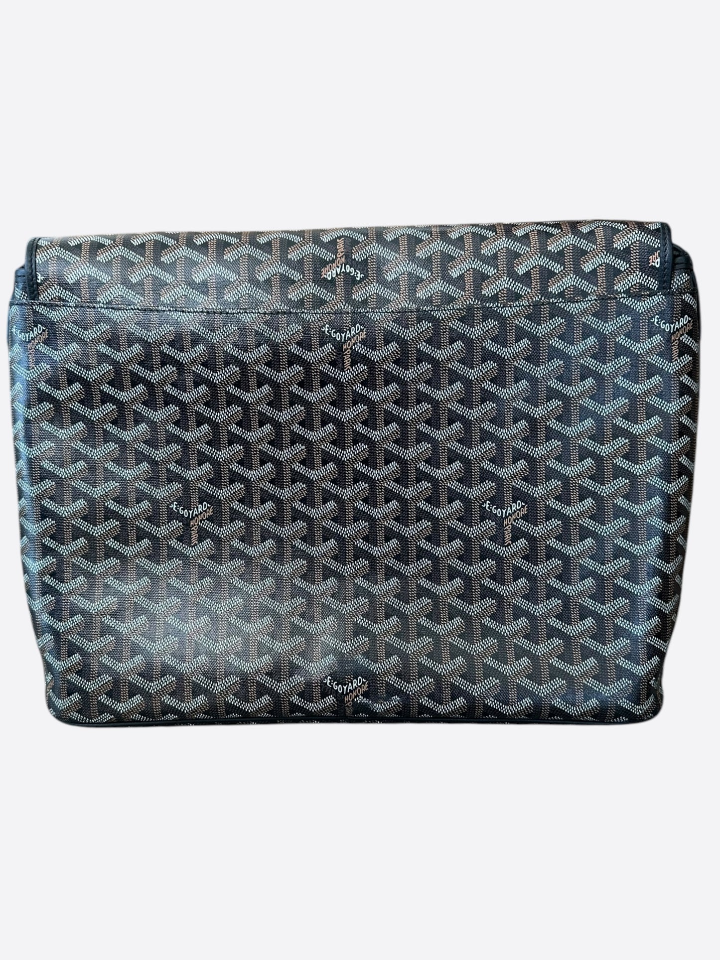 Goyard Black Large Capetin Messenger Bag