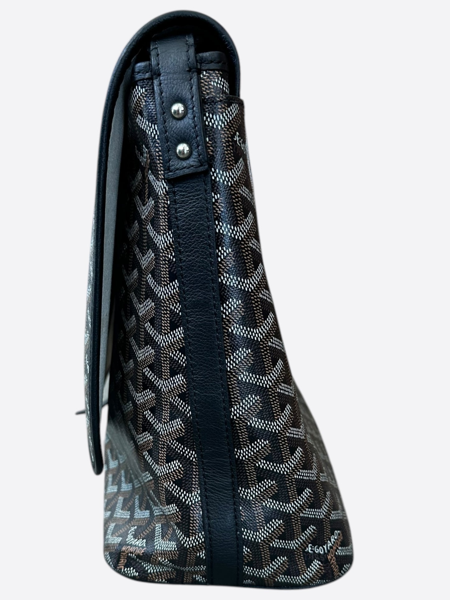 Goyard Black Large Capetin Messenger Bag