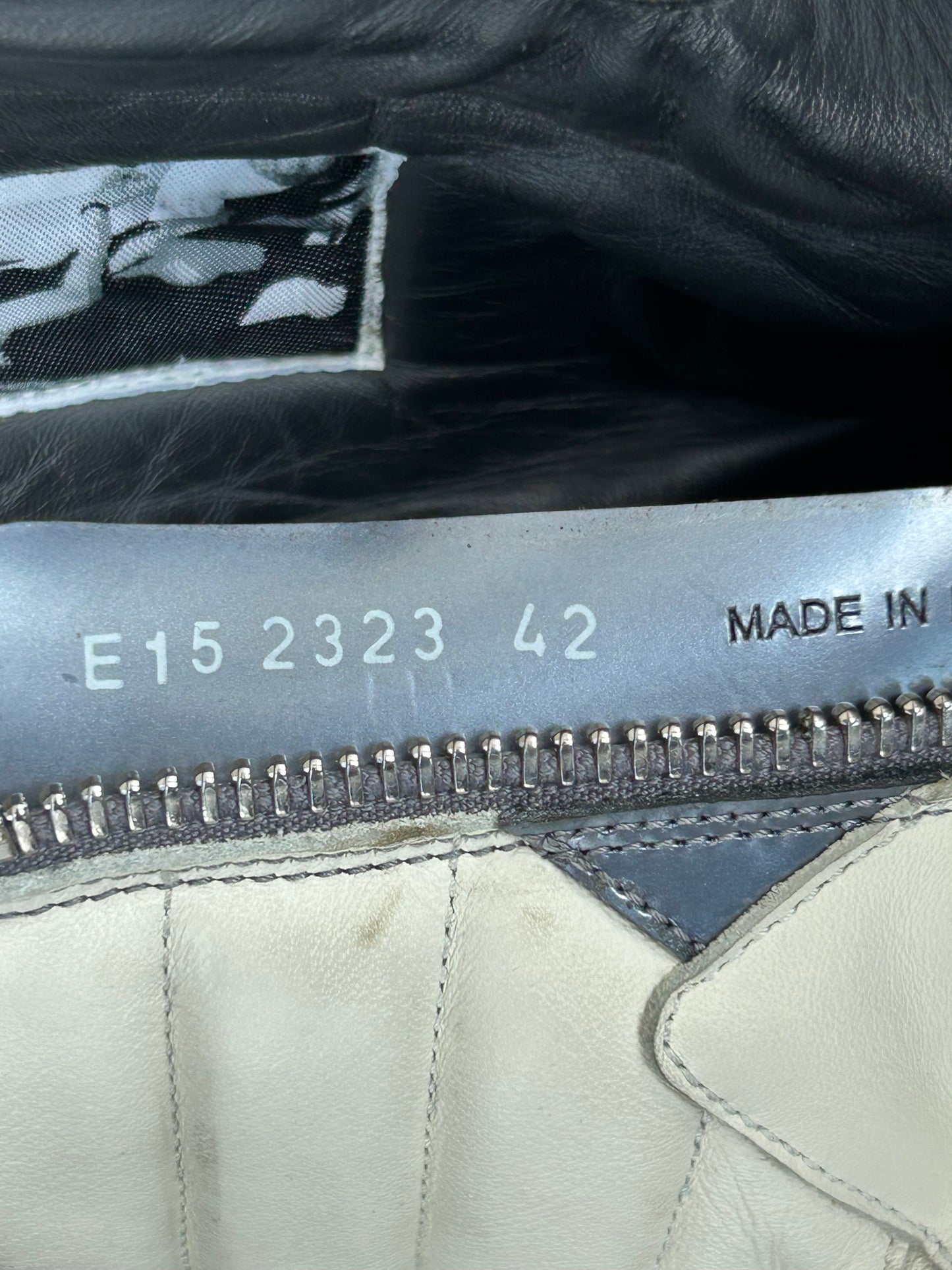 Rick Owens Chrome Hearts Metallic Silver & White Geobaskets