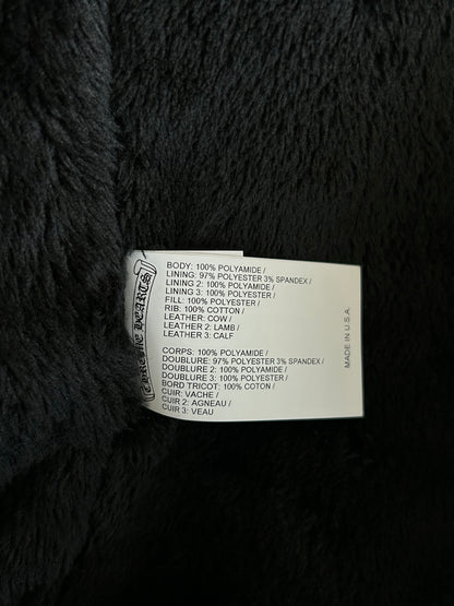 Chrome Hearts Black & White Striped Triple Cross Racing Jacket