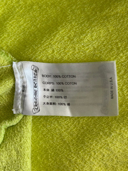 Chrome Hearts Matty Boy Lime Green Chainlink Hoodie