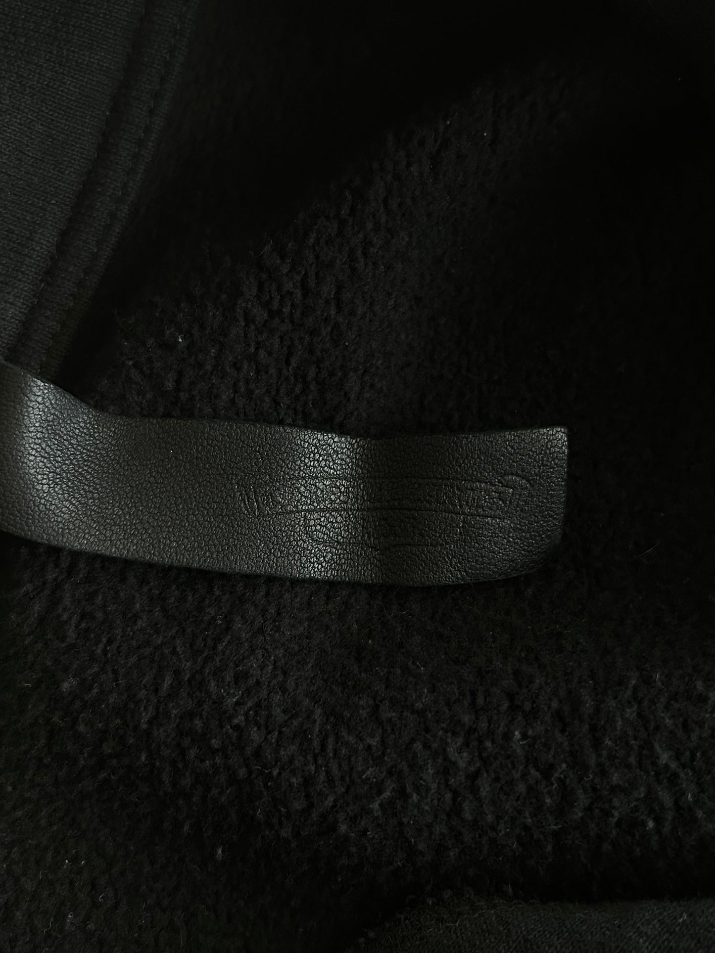 Chrome Hearts Black & White Embroidered Logo Quarter Zip Sweater