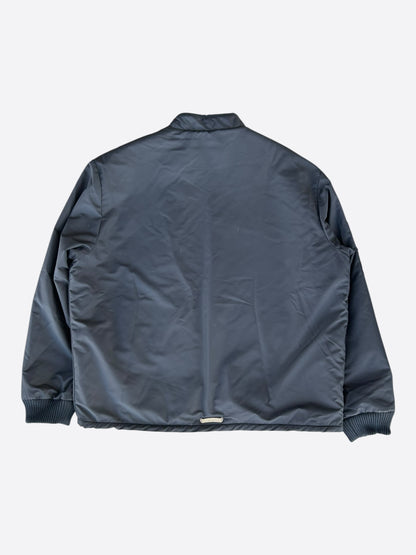 Chrome Hearts Black & White Striped Triple Cross Racing Jacket