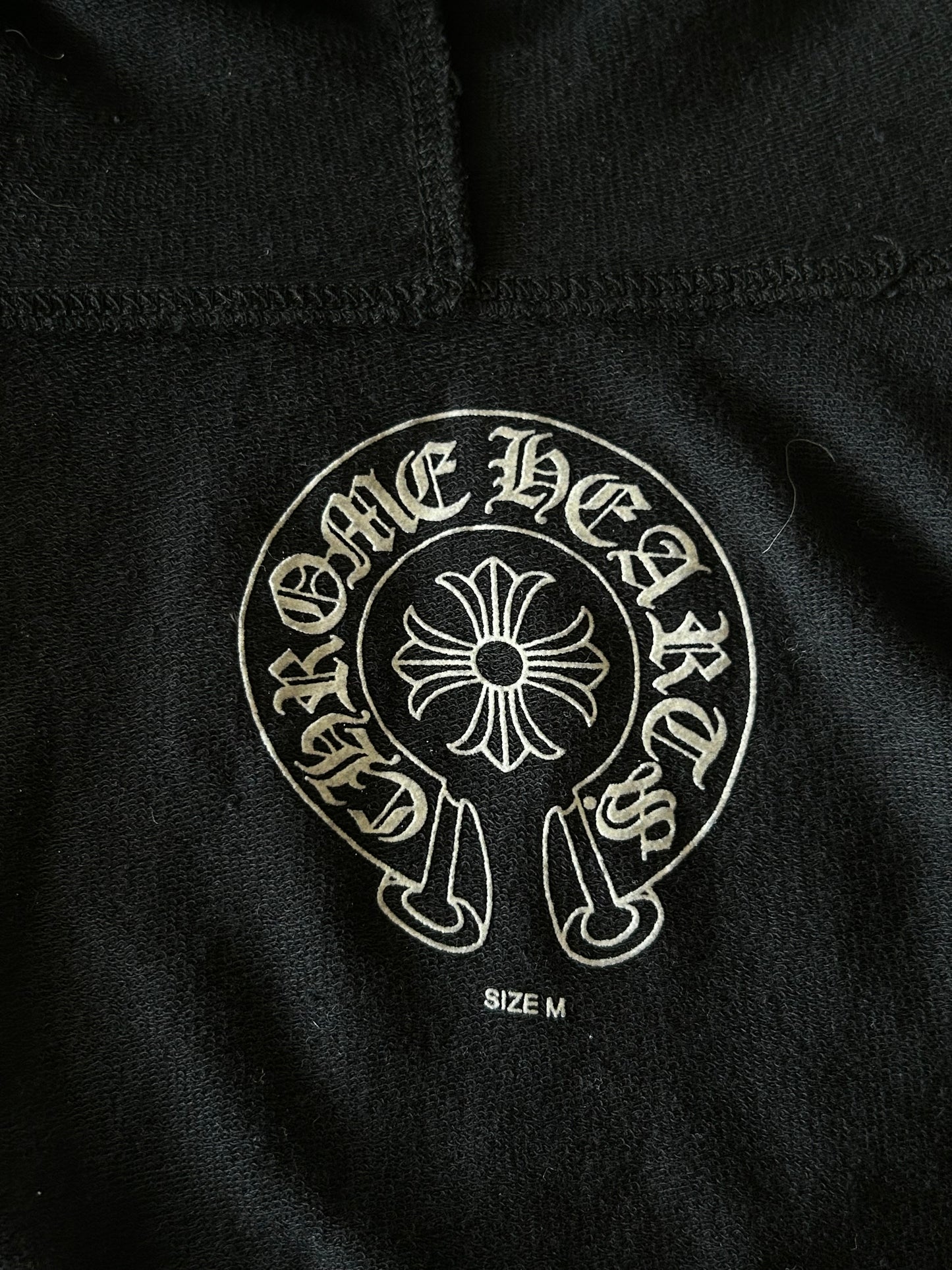 Chrome Hearts Black & White Vine Dagger Logo Hoodie