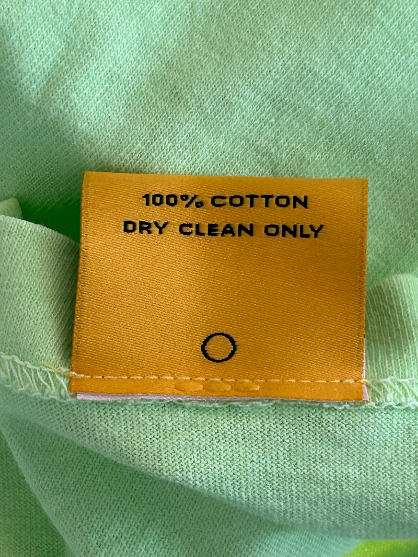 Gallery Dept Lime Green & Black Souvenir Logo T-Shirt