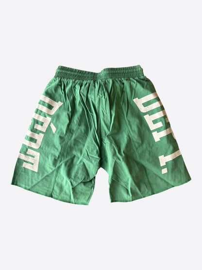 Gallery Dept Green & White Session Sweat Shorts