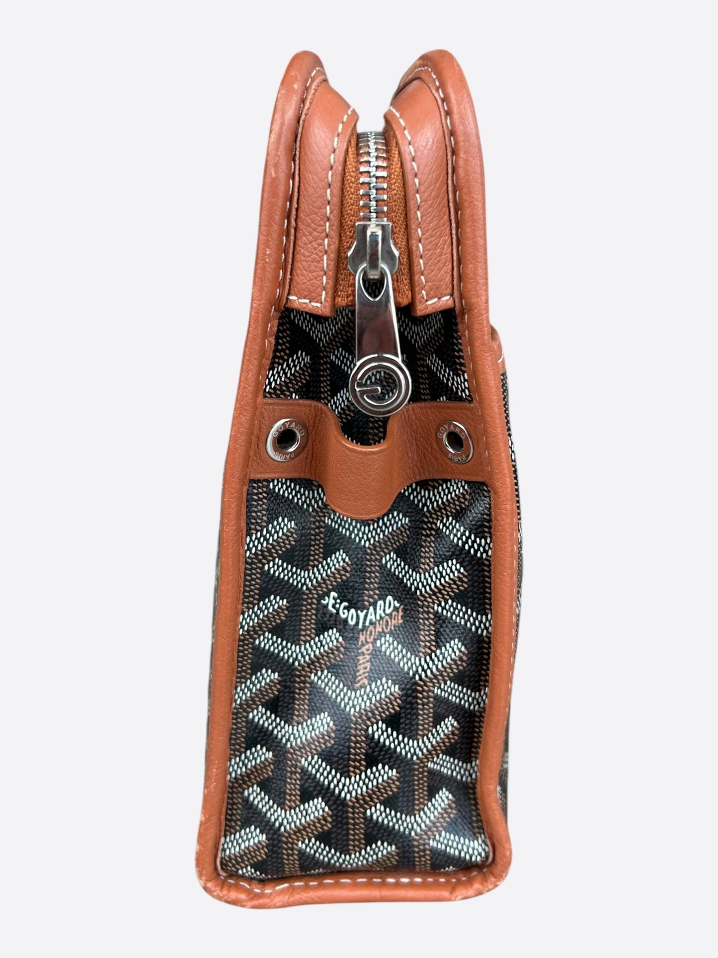 Goyard Black & Brown Jouvence GM Toiletry Bag