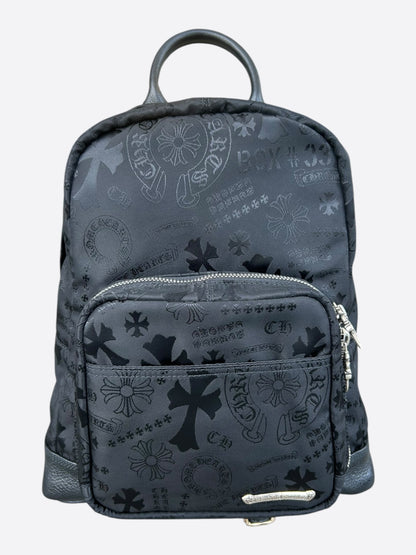 Chrome Hearts Black Stencil 7th Grade Nylon Backpack