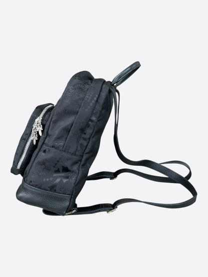 Chrome Hearts Black Stencil 7th Grade Nylon Backpack