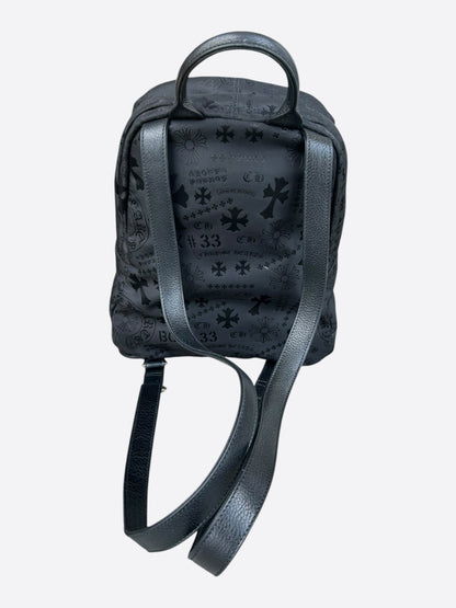 Chrome Hearts Black Stencil 7th Grade Nylon Backpack
