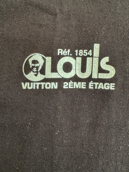 Louis Vuitton Black Barcode Logo T-Shirt