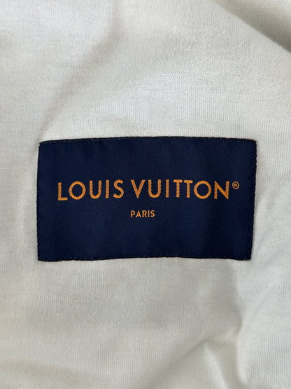 Louis Vuitton White & Grey Damoflage Fleece Jacket