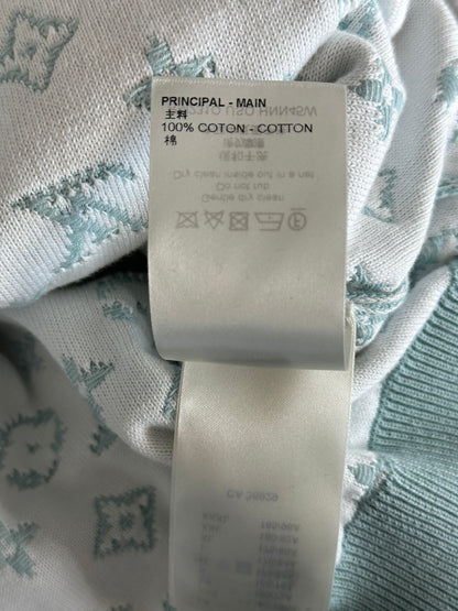 Louis Vuitton Blue & White Gradient Monogram Hoodie