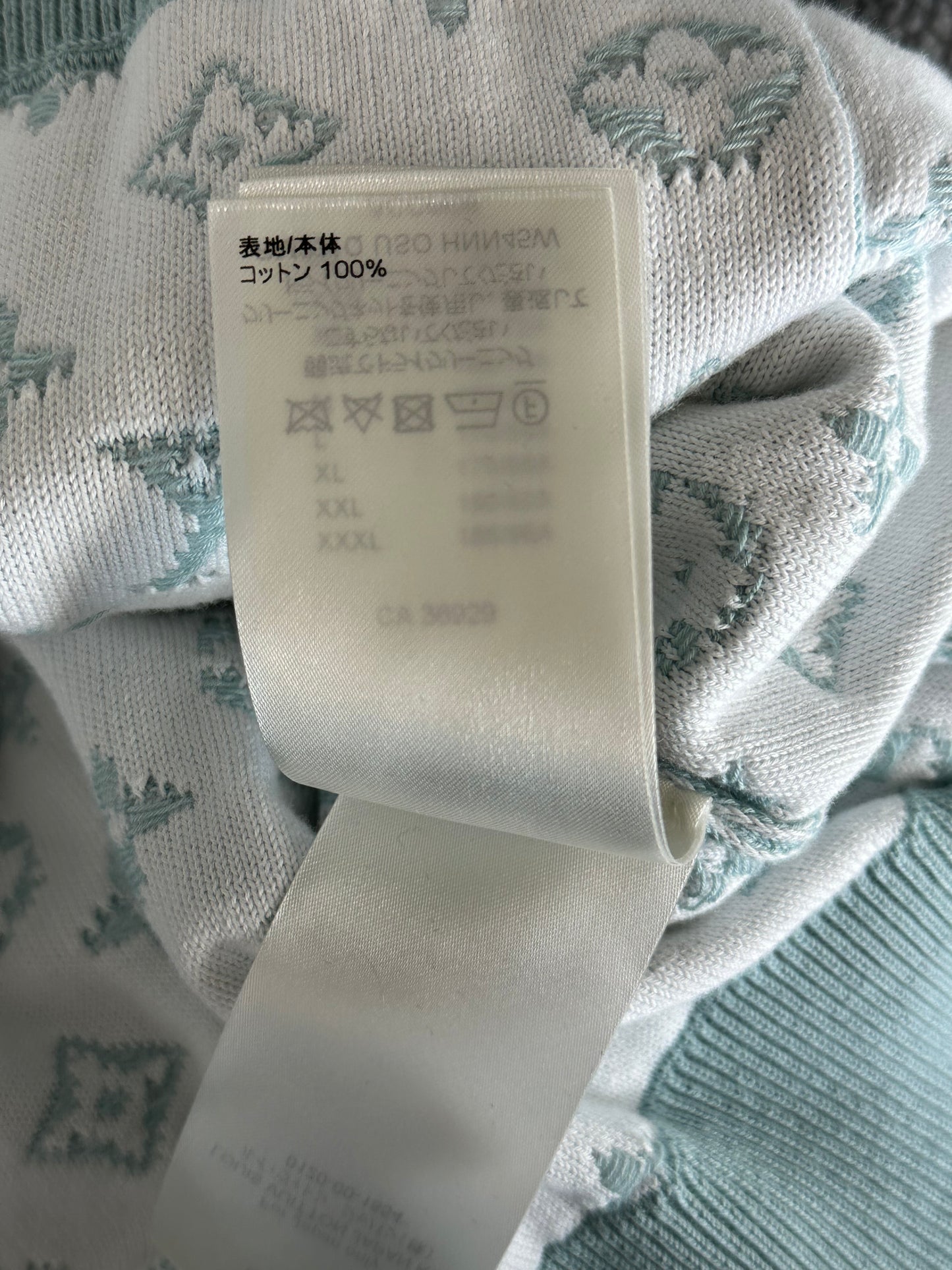 Louis Vuitton Blue & White Gradient Monogram Hoodie