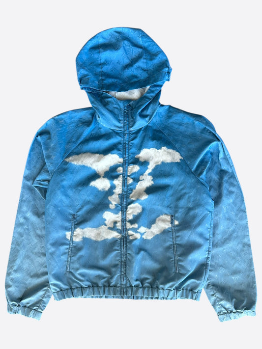 Louis Vuitton Blue Monogram Cloud Windbreaker