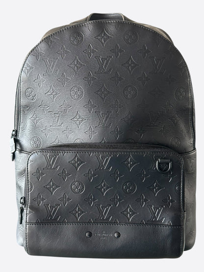 Louis Vuitton Black Shadow Monogram Racer Backpack