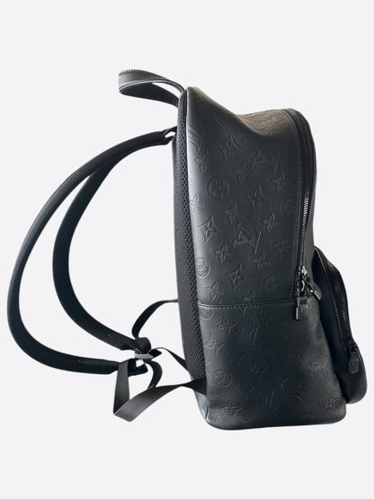 Louis Vuitton Black Shadow Monogram Racer Backpack