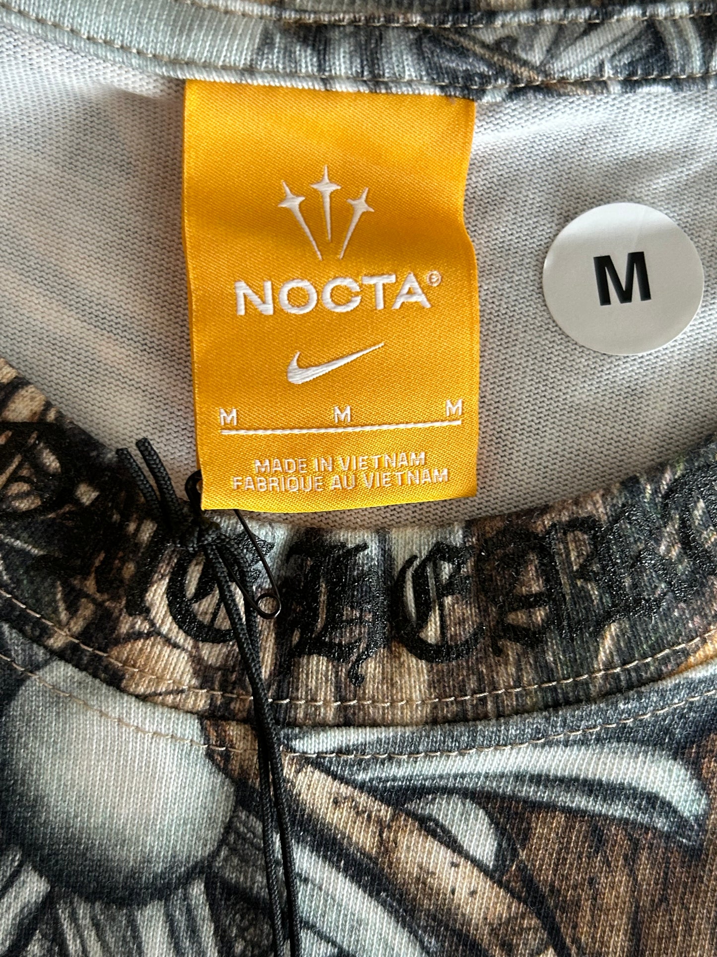 Chrome Hearts Nike NOCTA Camouflage Horseshoe Logo T-Shirt