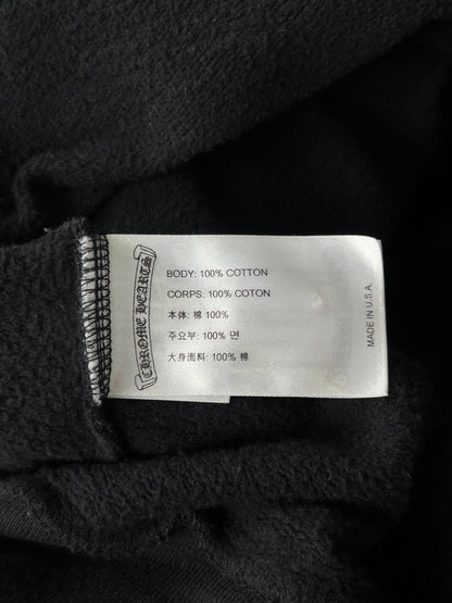 Chrome Hearts Drake Black & White Certified Horseshoe Logo Hoodie
