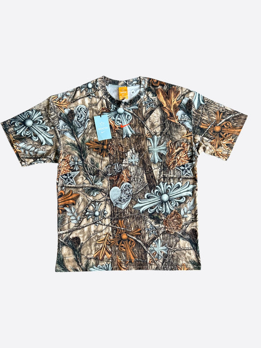 Chrome Hearts Nike NOCTA Camouflage Horseshoe Logo T-Shirt