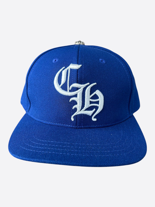 Chrome Hearts Blue & White CH Logo Hat