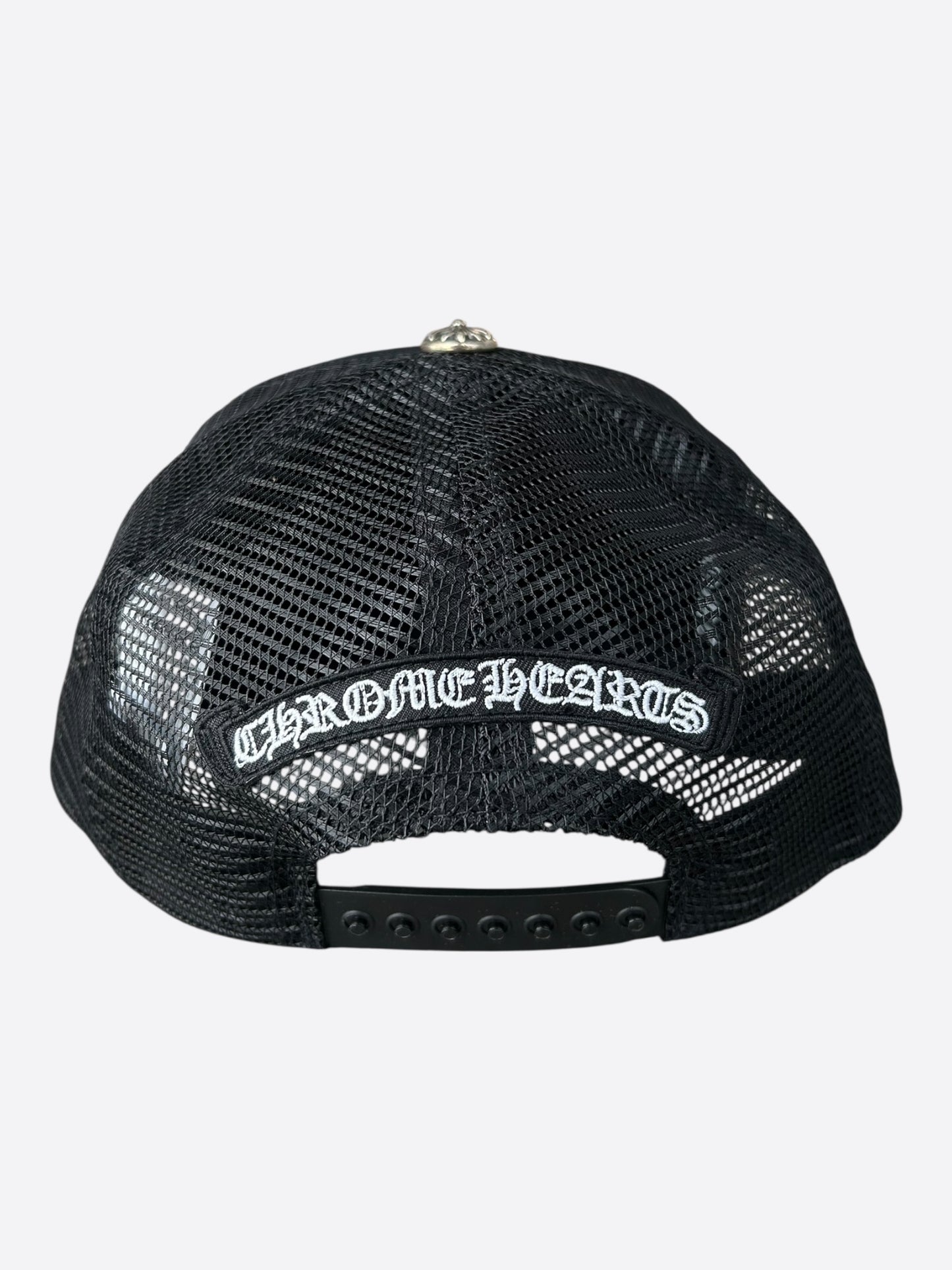 Chrome Hearts Black & White Cross Patch Hat