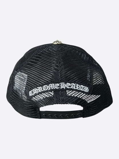Chrome Hearts Black & White Cross Patch Hat