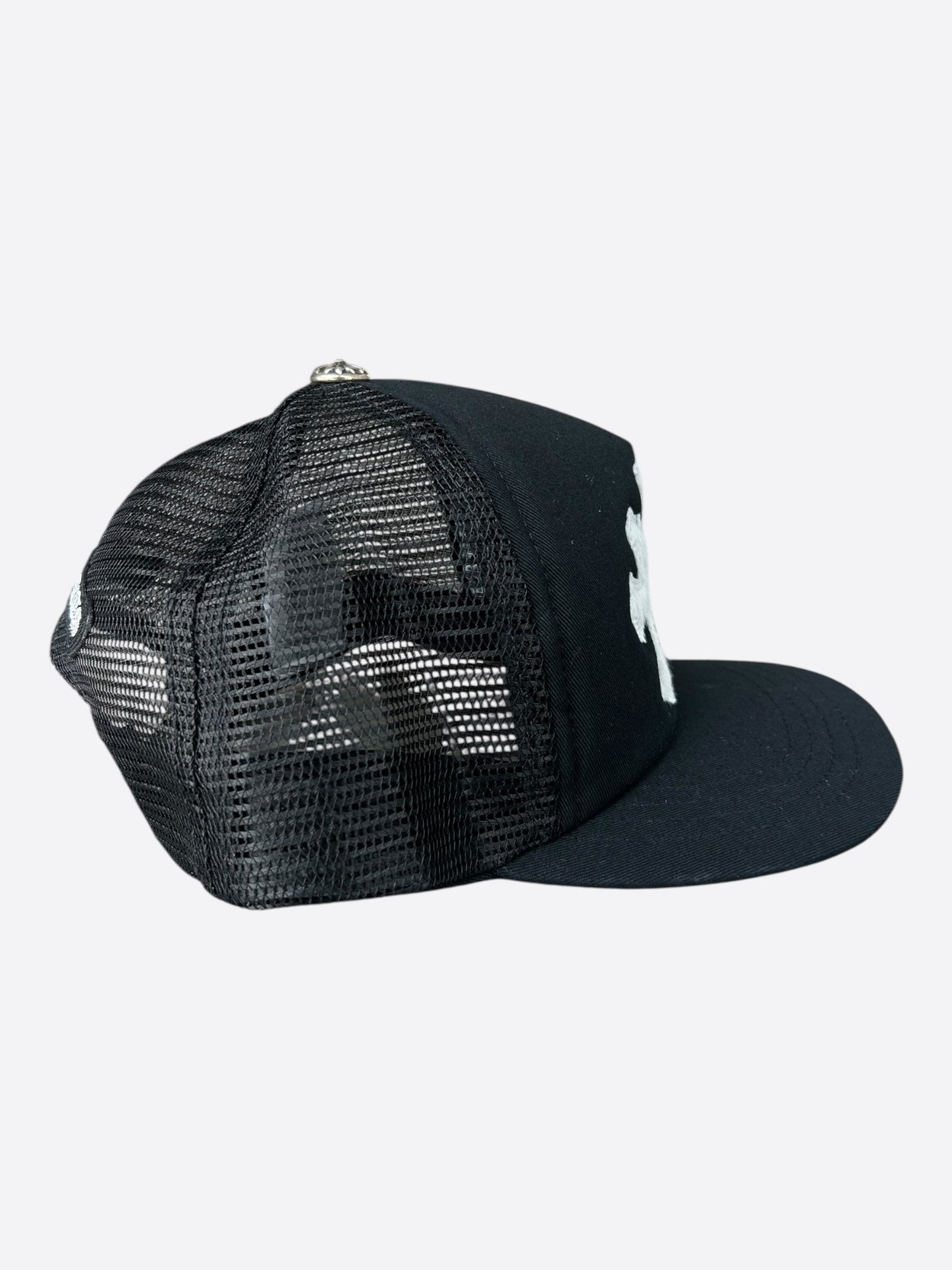 Chrome Hearts Black & White Cross Patch Hat