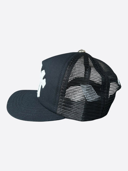 Chrome Hearts Black & White Cross Patch Hat