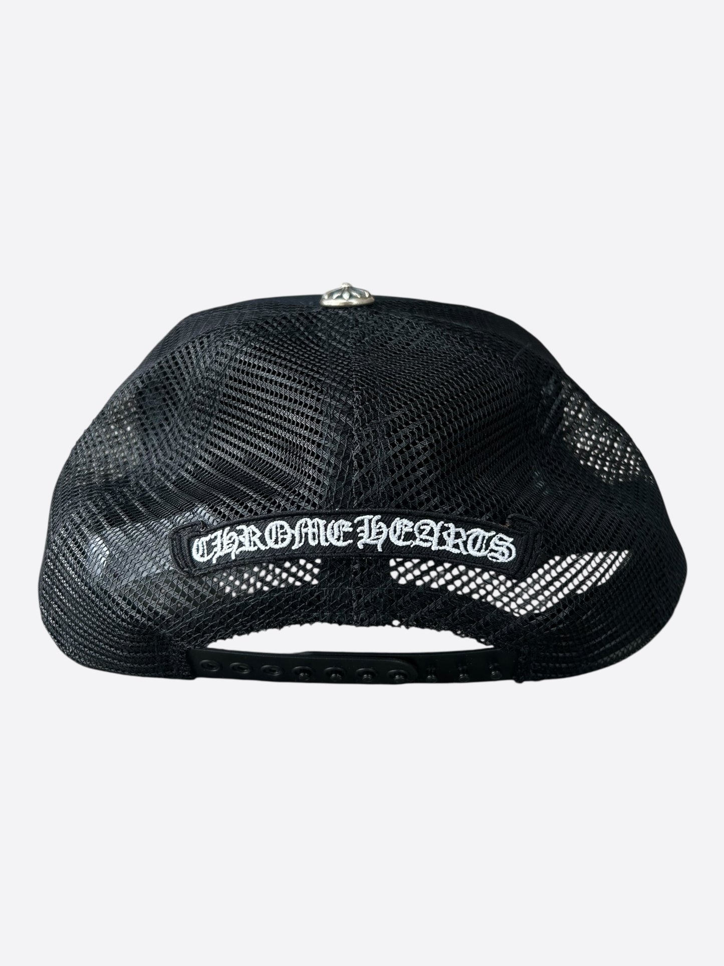 Chrome Hearts Black & White Cross Patch Hat