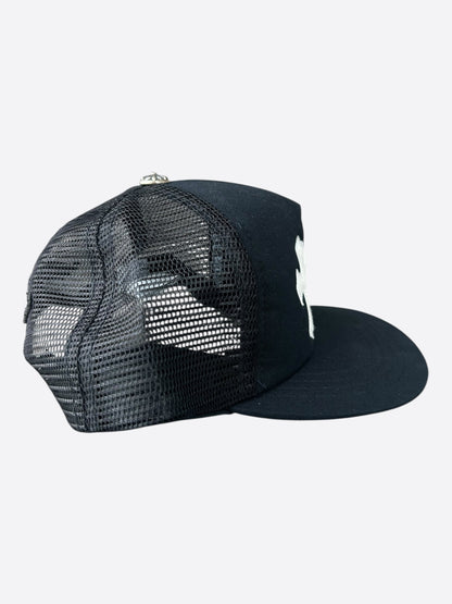 Chrome Hearts Black & White Cross Patch Hat