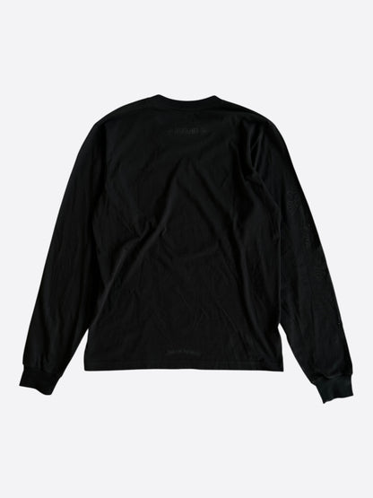 Chrome Hearts Black Miami Exclusive Cross Logo Longsleeve T-Shirt