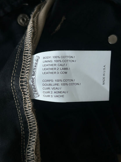 Chrome Hearts Tan Black & Checkered Cross Patch Chino Pants